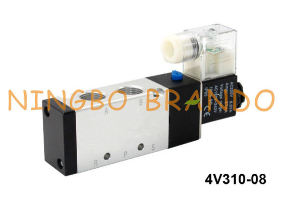 4V310-08-DC24V Airtac प्रकार वायवीय वायु Solenoid वाल्व 5/2 मार्ग 24 वोल्ट