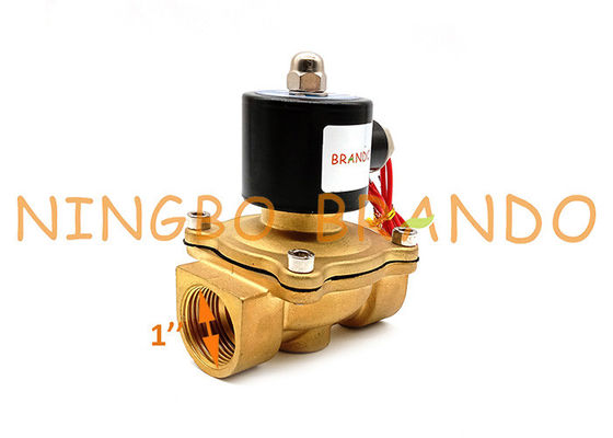 1 &quot;इंच UW-25 2W250-25 प्रत्यक्ष अभिनय पानी पीतल Solenoid वाल्व