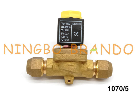 रेफ्रिजरेशन लिक्विड लाइन सोलेनॉइड वाल्व Castel Type 1070/5 5/8 ''