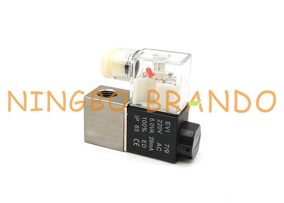 2V025-08 2V सीरीज 1/4 '' इनच डायरेक्ट एक्टिंग वायवीय सोलेनॉइड वाल्व