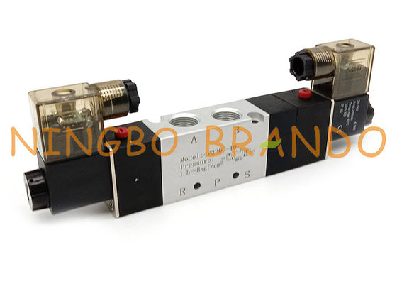 4V330C-10 3/8 '' 5/3 मार्ग बंद केंद्र वायवीय सोलेनॉइड वाल्व