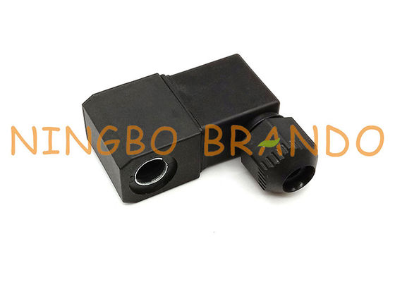 10 मिमी छेद DIN43650B निविड़ अंधकार वायवीय Solenoid वाल्व का तार