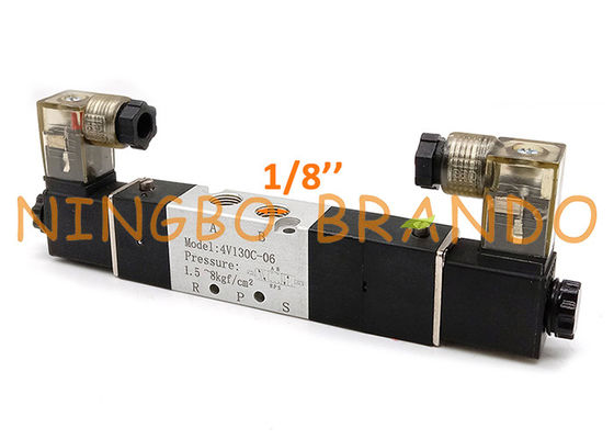 4V130C-06 5 वे 3 स्थिति बंद केंद्र वायवीय सोलेनॉइड वाल्व