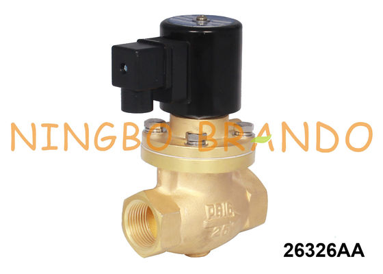 भाप और गर्म पानी पीतल सोलनॉइड वाल्व 1 1/4 '' 1 1/2 '' 2 '' 24V 220V