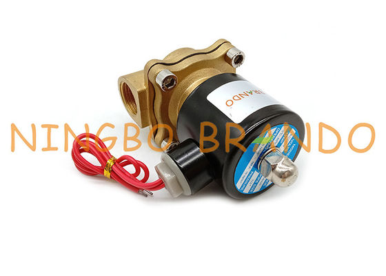 UW-15 2W160-15 1/2 '' 2/2 वे फ्लुइड कंट्रोल ब्रास सोलेनॉइड वाल्व