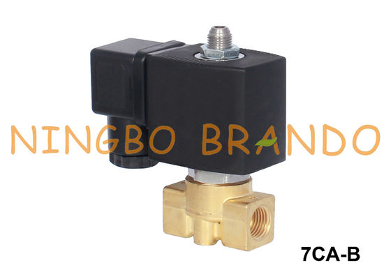 पानी की हवा के लिए 3/2 वे ब्रास सोलनॉइड वाल्व 1/8 '' 1/4 '' 12V 24V 110V 220V