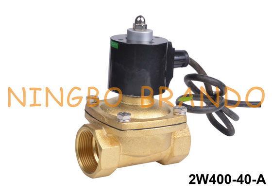 फाउंटेन वाटरप्रूफ IP68 ब्रास सोलनॉइड वाल्व 1 1/2 ''12V 24V 110V 220V