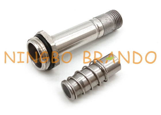NBR सील M12 थ्रेड SS304 8mm OD वायवीय सोलेनॉइड वाल्व आर्मेचर