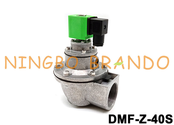 DMF-Z-40S 1.5 '' थ्रेडेड पल्स जेट वाल्व 12VDC 24VDC 110VAC 220VAC