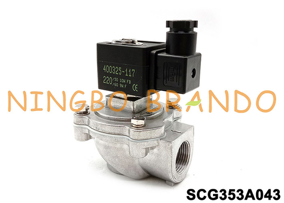 SCG353A043 3/4 '' समकोण डायाफ्राम वाल्व DC 24V AC 220V