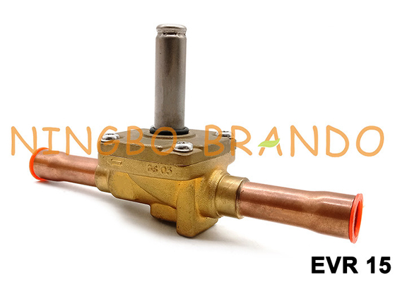 5/8 &quot;सोल्डर रेफ्रिजरेशन सोलेनॉइड वाल्व डैनफॉस टाइप 032L1214 EVR 10