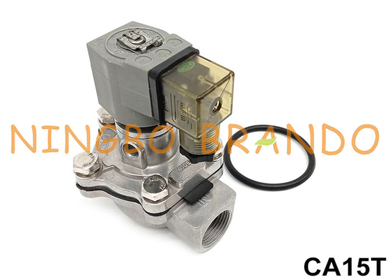 CA15T समकोण 1/2 '' पल्स जेट वाल्व DC24V AC220V AC110V