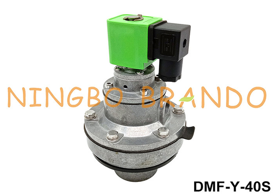DMF-Y-40S 1-1 / 2 '' जलमग्न डायाफ्राम वाल्व 220V AC 12V 24V DC