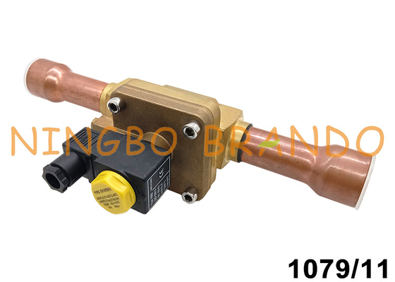 1079/11 1-3/8 '' सोल्डर रेफ्रिजरेशन सोलनॉइड वाल्व DC24V AC220V