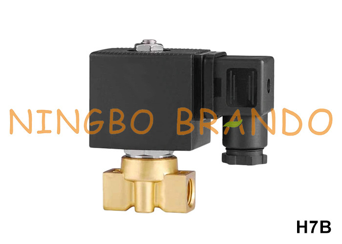 170 बार वाटर एयर गैस ब्रास उच्च दबाव सोलेनोइड वाल्व 1/8' 1/4' 3/8' 220V 24V