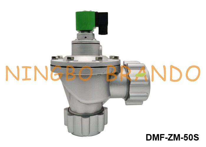 DMF-ZM-50S 2' फिक्स्ड नट पल्स जेट वाल्व धूल कलेक्टर के लिए 24V 110V 220V