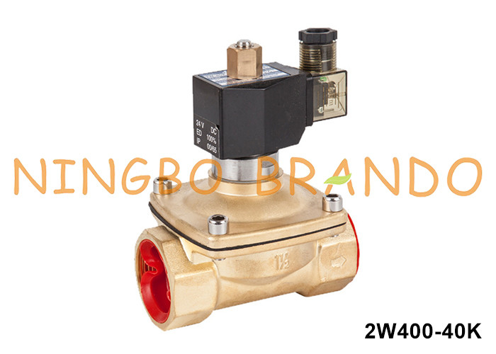 1.5'' दो तरफा सामान्य रूप से खुले पीतल पानी सोलेनोइड वाल्व AC220V AC110V DC24V DC12V