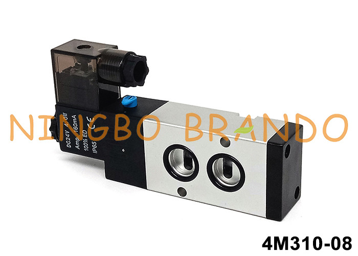 एयरटाक प्रकार 4M310-08 नामूर पायलट सोलेनोइड वाल्व 5/2 रास्ता 24V 220V