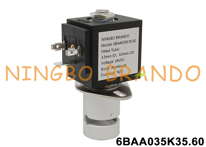 कॉफी मशीन के लिए दो तरफा सामान्य रूप से खुला सोलेनोइड चुटकी वाल्व 12V 24V 110V 220V