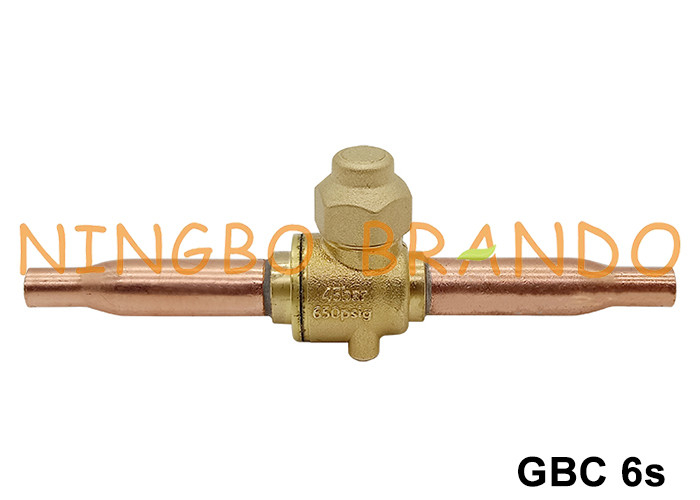 Danfoss प्रकार GBC 6s 1/4' रेफ्रिजरेशन बंद करने के लिए गेंद वाल्व 009G7020 009G7030