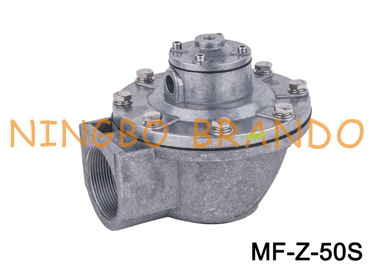 SBFEC प्रकार MF-Z-50S 2' घुमावदार वायवीय रिमोट पायलट पल्स जेट वाल्व DN50