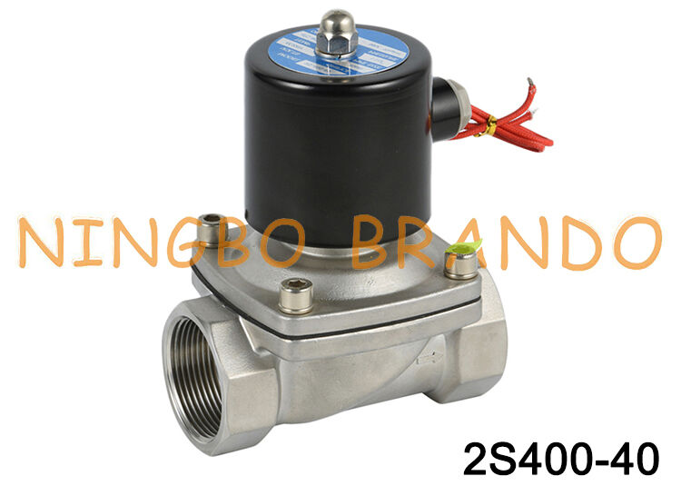 2S400-40 SUW-40 1-1/2'' 1.5'' इंच एनसी स्टेनलेस स्टील सोलनॉइड वाल्व