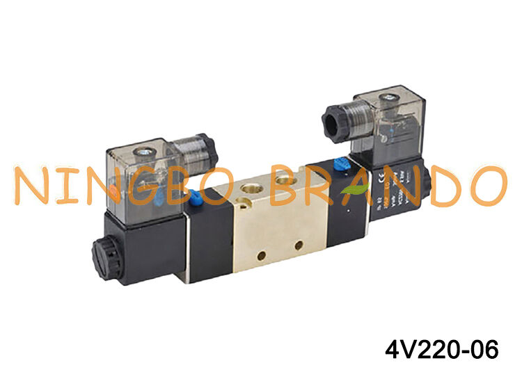 AIRTAC प्रकार सोलेनॉइड वाल्व एयर वाल्व 4V220-06 AC220V 110V DC12V 24V