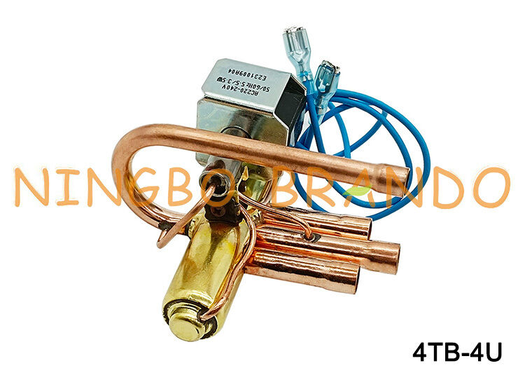 R22 R407C R404A R410A के साथ एयर कंडीशनिंग रेफ्रिजरेशन के लिए 4TB-4U फोर-वे रिवर्सिंग वाल्व