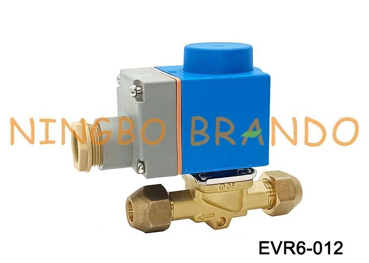सोलनॉइड वाल्व डैनफॉस टाइप ईवीआर 6 एनसी फ्लेयर 1/2'' एसएई 220VAC