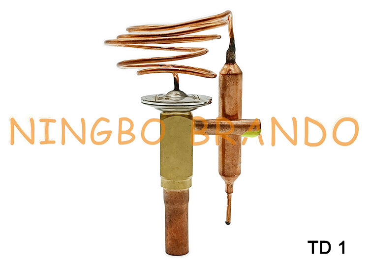 थर्मास्टाटिक विस्तार वाल्व डैनफॉस प्रकार TD1 R134a R22 R407C R404A