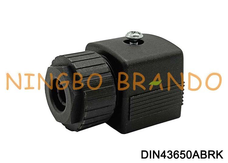 टाइप 2508 सोलेनॉइड कॉइल केबल प्लग कनेक्टर DIN43650A 18mm DIN 43650 टाइप A