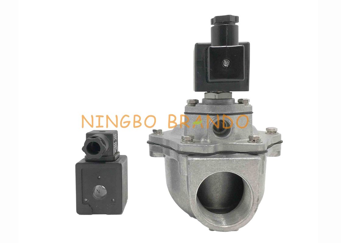 AC 110V DC 12V 1 1/2 &quot;DN40 SCG353A047 धूल कलेक्टर के लिए पोर्ट NBR डायाफ्राम पावर पल्स वाल्व थ्रेडेड