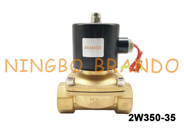 1-1 / 4 &quot;UNI-D टाइप UW-35 2W350-35 पीतल द्रव नियंत्रण सोलेनॉइड वाल्व