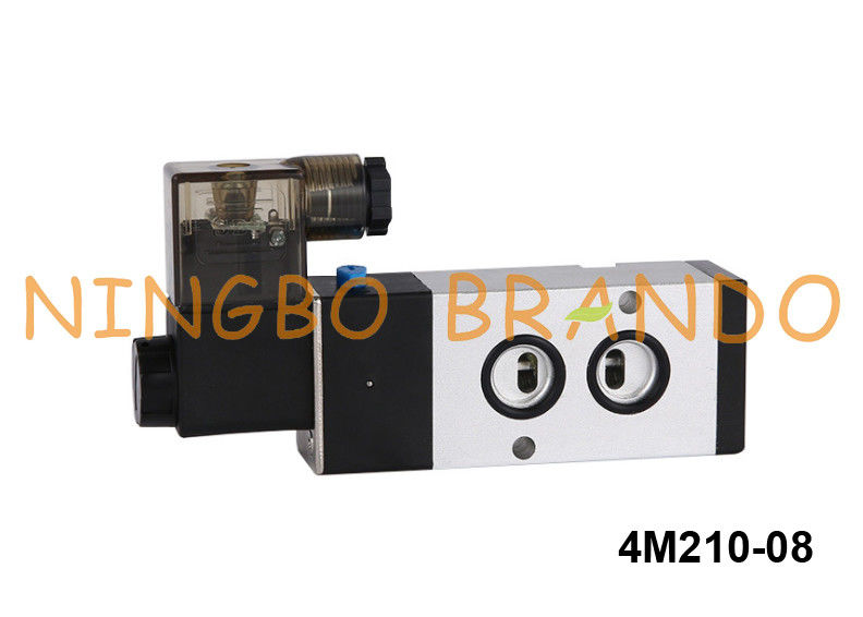 5/2 G1 / 4 '' नामुर सोलेनॉइड वाल्व 4M210-08 एयरटैक टाइप 24V DC 220V AC