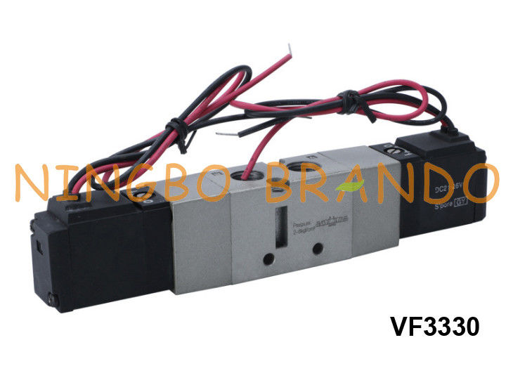 VF3330 एसएमसी प्रकार वायवीय वायु सोलेनॉइड वाल्व 5/3 वे 24V 220V