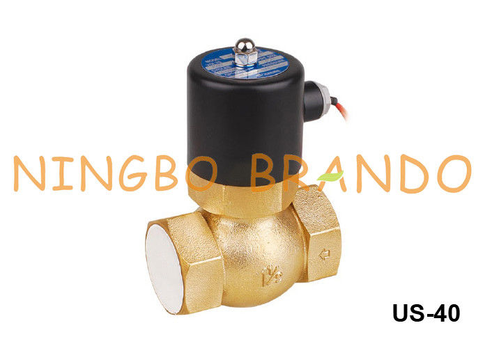 2L-40 US-40 Uni-D टाइप स्टीम ब्रास सोलेनॉइड वाल्व 1 1/2 '' 24V 220V