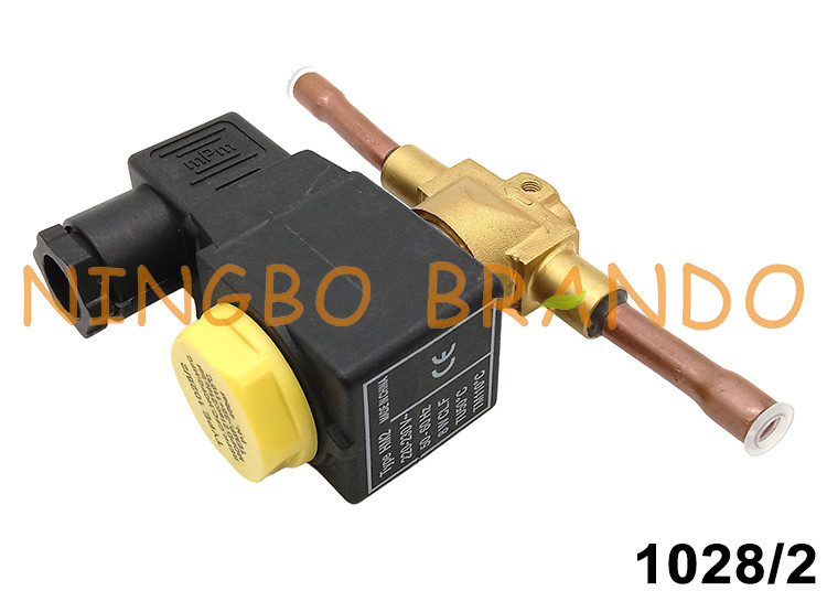 Castel प्रकार 1028/2 1/4'' मिलाप HM2 सोलेनॉइड वाल्व AC220V DC24V