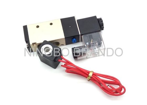 4.5VA Power Consumption Pneumatic Cylinder Valve 2 Position 5 Way CE ISO
