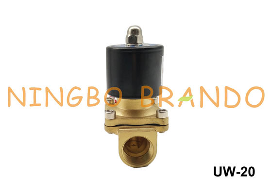 UW-20 2W200-20 3/4" NBR Diaphragm Uni-D Type Water Air Oil Solenoid Valve Normally Closed DC12V AC110V