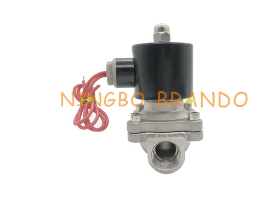 Electric Solenoid Valve 2S160-15 G1/2" Normally Closed Stainless Steel Electric Solenoid Valve For Water Air