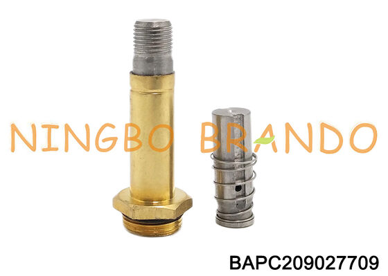 S9 2/2 वे एनसी थ्रेड ब्रास सोलनॉइड वाल्व आर्मेचर प्लंजर कोर ट्यूब