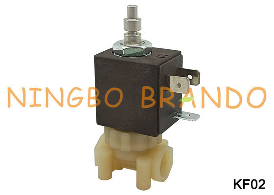 1/8'' 3 वे एनसी खाद्य ग्रेड सुरक्षित कॉफी एस्प्रेसो निर्माता प्लास्टिक सोलेनॉइड वाल्व KF02