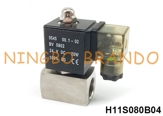 160 बार 1/2'' हाई प्रेशर सोलनॉइड वाल्व 220V 110V 24V 12V 16 MPa