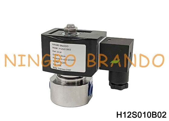 500 बार उच्च दबाव स्टेनलेस स्टील सोलनॉइड वाल्व 1/4'' 220V 110V 24V 12V