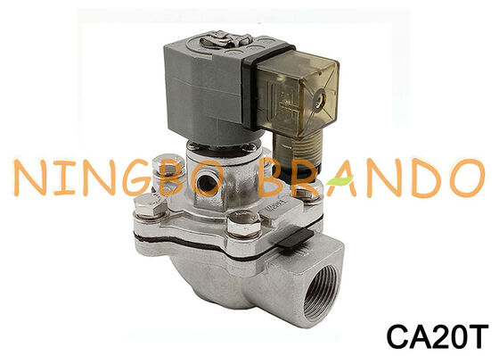 CA20T G3/4'' धूल कलेक्टर पल्स डायाफ्राम वाल्व 220V 110V 24V