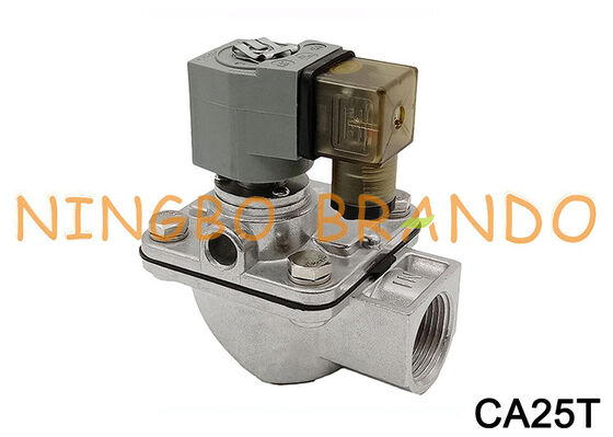 G1'' CA25T समकोण पल्स जेट डायाफ्राम वाल्व AC220V AC110V DC24V