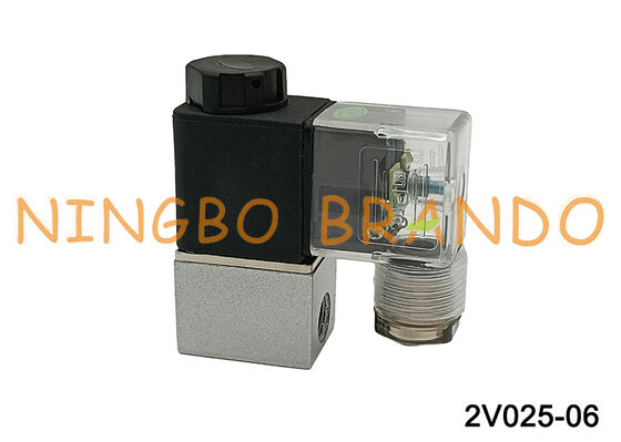 2V025-06 सामान्य रूप से बंद वायु जल तेल सोलेनॉइड वाल्व 2V02506 DC12V