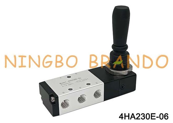 AirTAC टाइप 4HA230E-06 मैनुअल वाल्व 5/3 वे न्यूमेटिक हैंड लीवर वाल्व