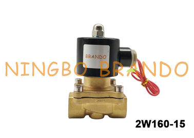 पानी गैस तेल के लिए 1/2 '' UNI-D टाइप UD-15 2W160-15 ब्रास सोलनॉइड वाल्व AC220V AC110V DC24V