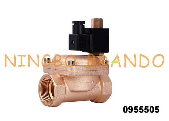 1 '' सामान्य रूप से खोला गया 0955505 पीतल औद्योगिक जल नियंत्रण Solenoid वाल्व